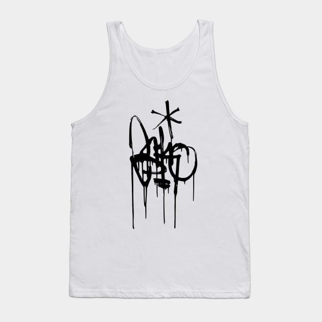 Graffiti tag Tank Top by DeeDeeCro